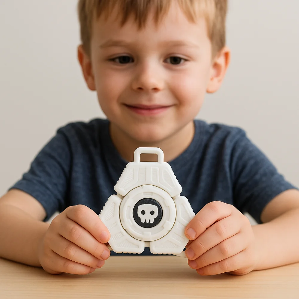 Plastiques 3D imprimé Fidget Spinner curseur Combo pas de résistance doigt gyroscope jouets Rotation filature 3D Gyroscope cadeaux de fête