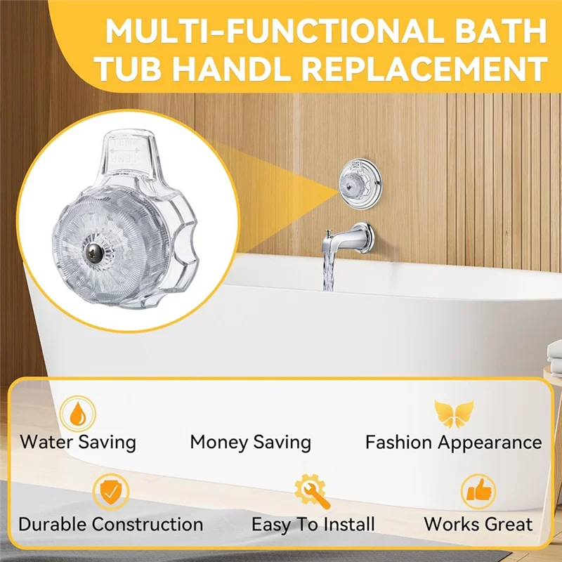 

AT19-MXT11 Temperature And Volume Handles For Mixet Tub And Shower Knob Shower Volume Control Handle Faucet Replacement Handles