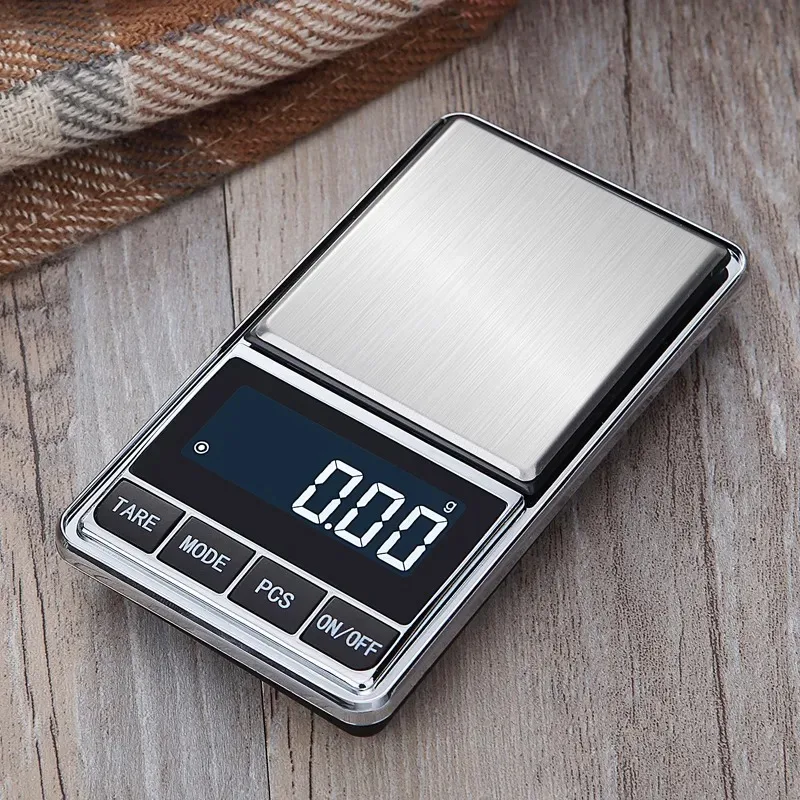 for Mini Portable Pocket Weighing Palm Jewelry Scale Precision Electronic 0.01g 0.1g Small Gram Scale