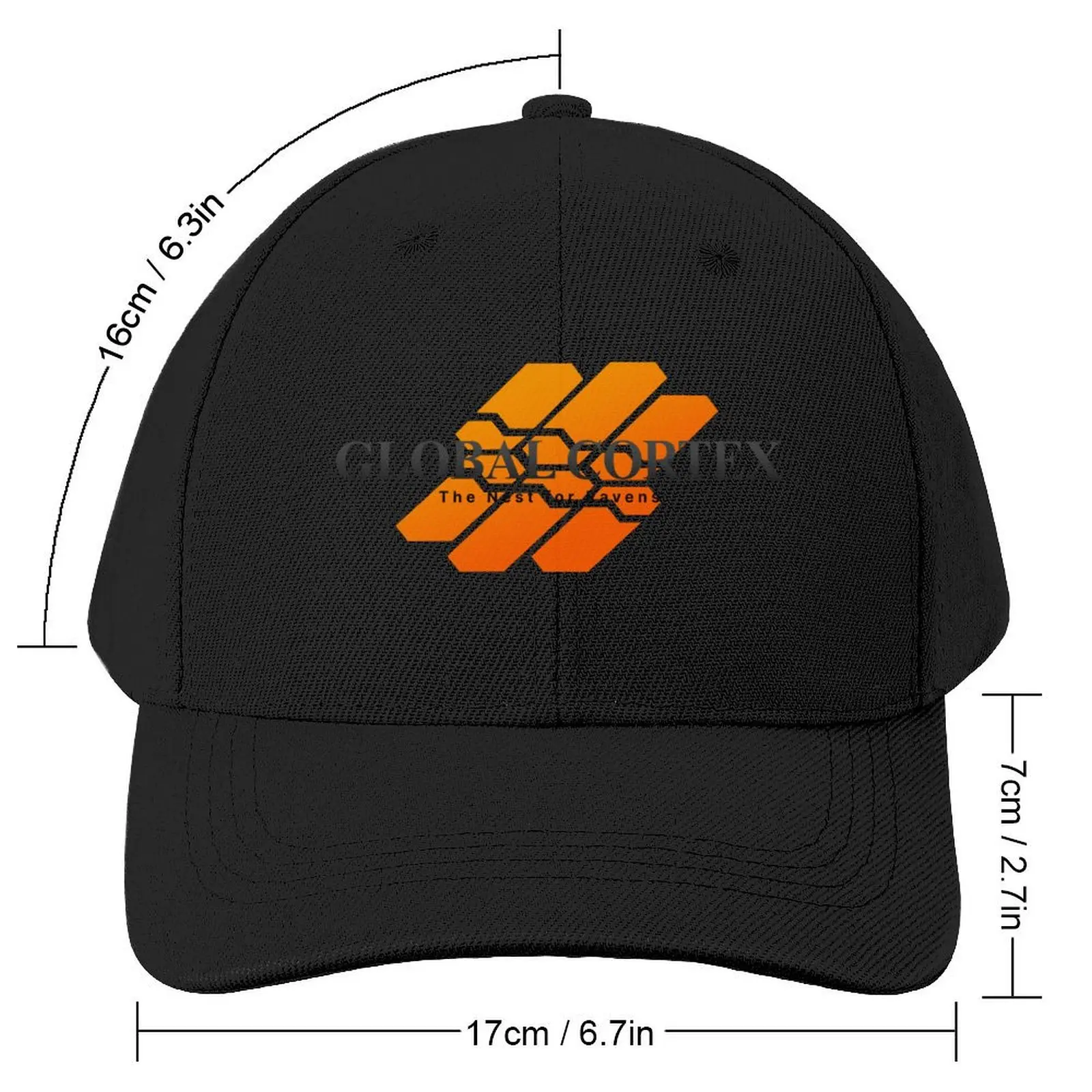 Armored Core 3 - Ps 2 - Corporation Logo - Global Cortex Flat Positive Baseball Cap Beach Bag Hat Luxury Brand Hats Man Women's