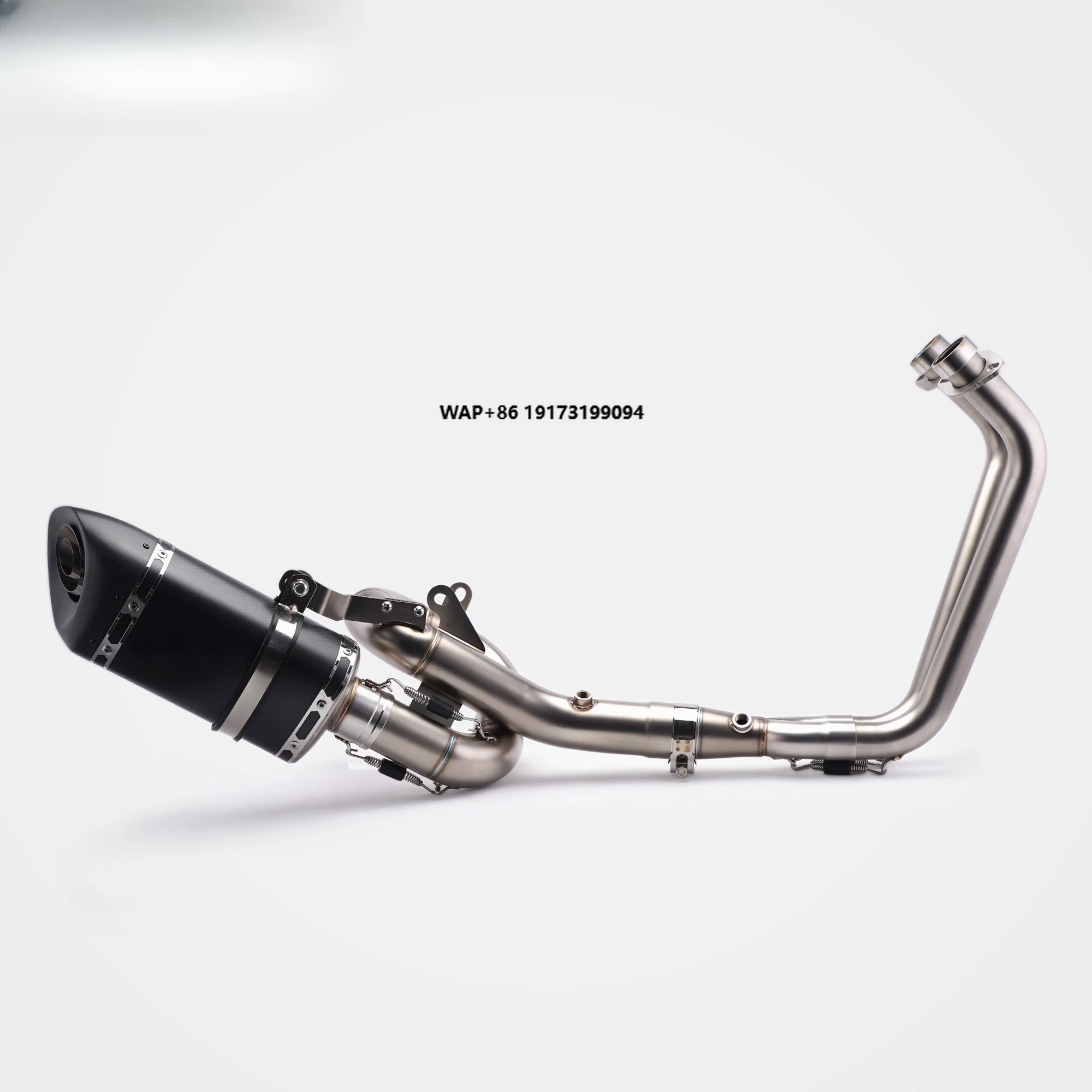For mt07 exhaust Under-Tail Exit Swivel Bend Pipe Short K11 Model Full System Exhaust Direct Bolt-on Installation OEM ODM