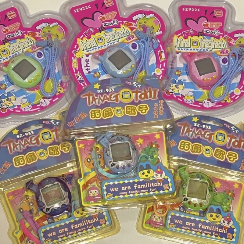 Tamagotchi-máquina de juego Retrogame, consola portátil de juegos, juguetes electrónicos, accesorios colgantes para niños, regalo