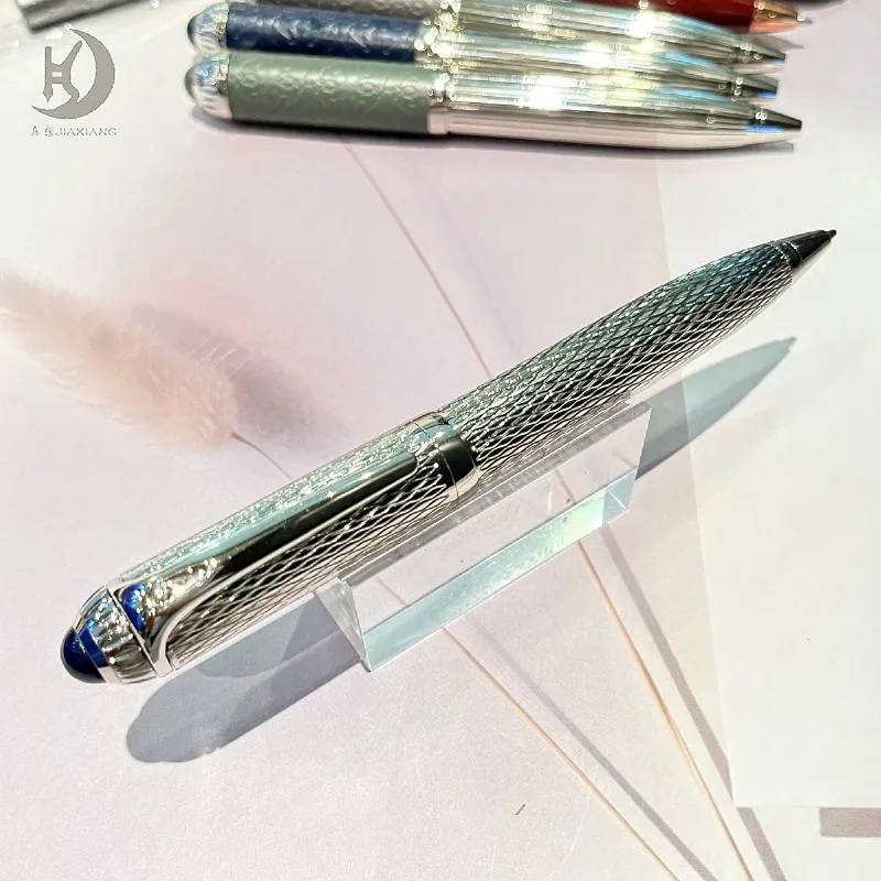 Luxuriöser Kugelschreiber mit Drehmechanismus aus Metall als Geschenk zum Schulanfang für Schmuck und Uhren – Detail 2