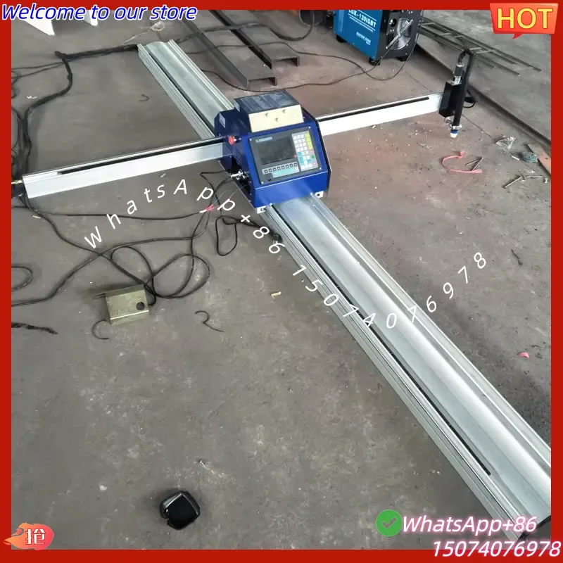 2026 Portable Plasma CNC MINI Cutting Machine Fly Cut Speed Control 63a 200a 400a Plasma Power Source