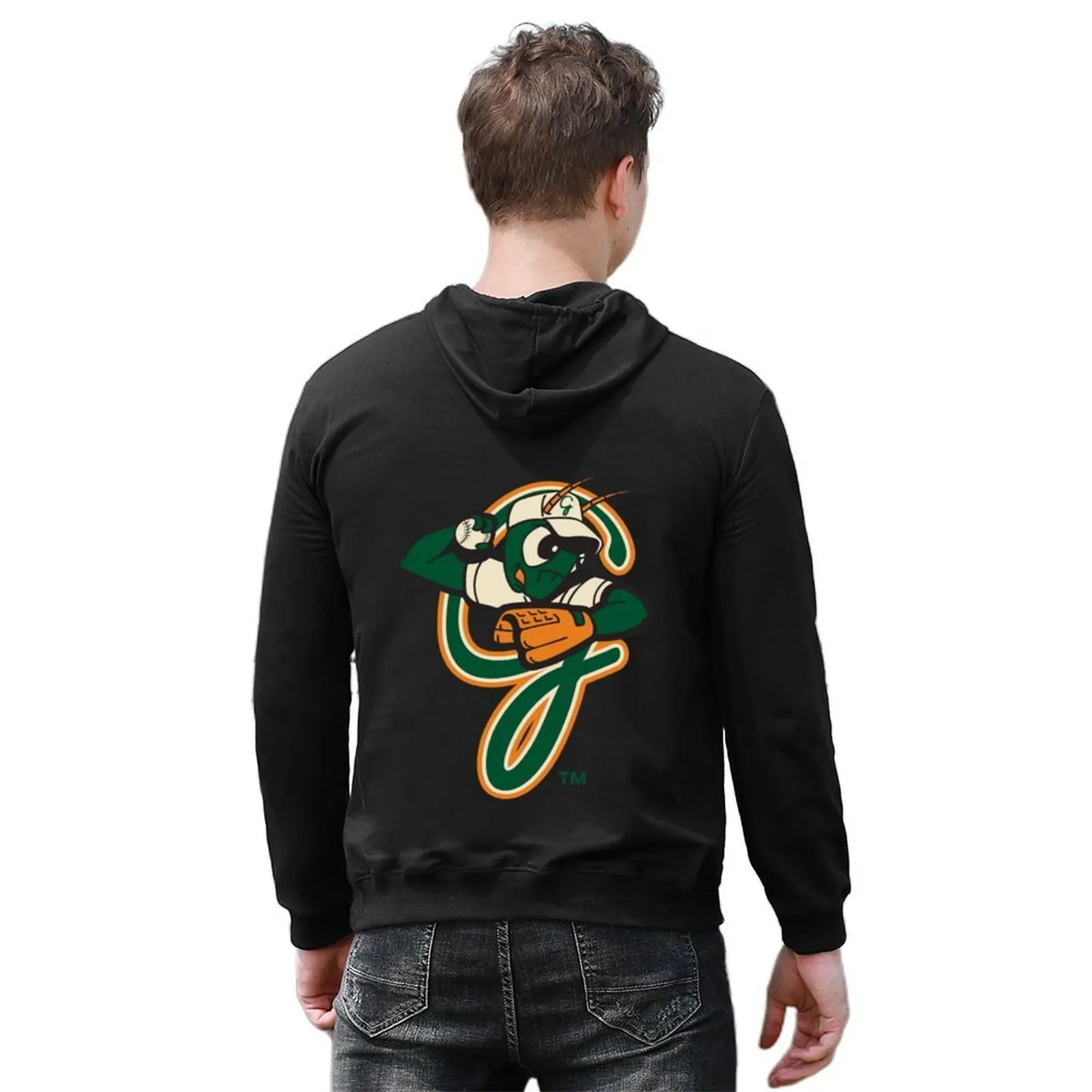 Greensboro Grasshoppers هوديي الجرافيك تي شيرت الرجال موضة الرجال ملابس للرجال الرجال الشتاء سترة كبيرة الحجم هوديي