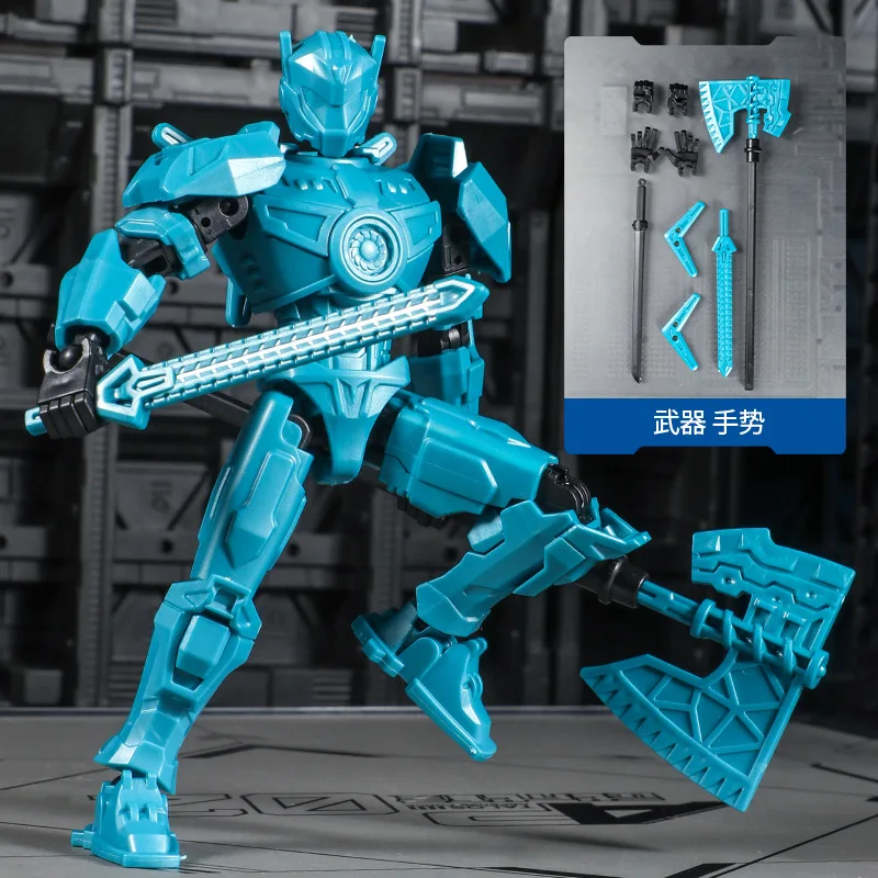 

Wanderer Mecha Deformation 3D Ornament Figure Doll Lucky 13 Multi-joint Movable Doll Model Assembly Toy Gift