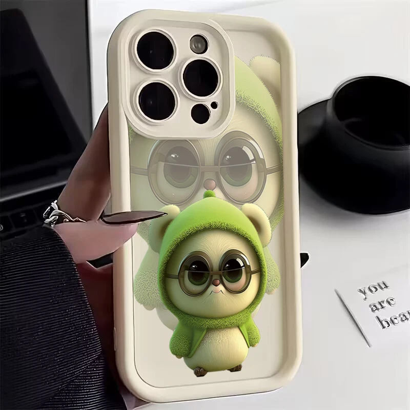 Lovely Cartoon Panda Rabbit Silicone Case For Iphone 15 12 11 13 14 Pro Max 7 8 Plus X Xs Xr 15pro 14pro 15plus Soft Matte Cover