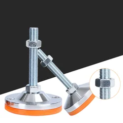 1Pcs M8-M16 Aanpassing Voet Cup Zware Antislip Pad Metalen Chassis Draad Lengte Gelede Stelpoot