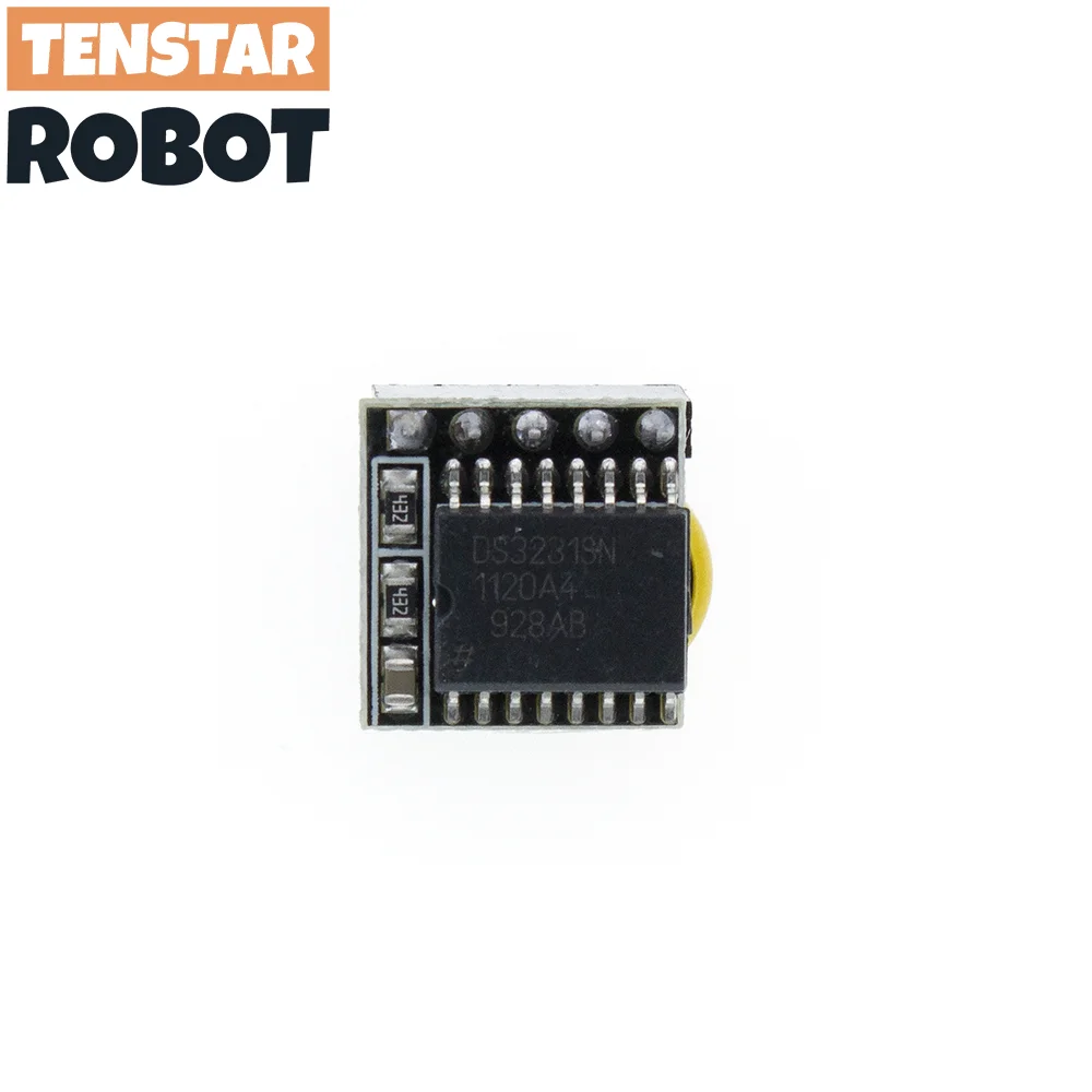 TENSTAR 5 pièces Mini DS3231 Module d'horloge en temps réel 3.3 V/5 V DS3231SN/DS3231M avec batterie pour Arduino pour Raspberry Pi
