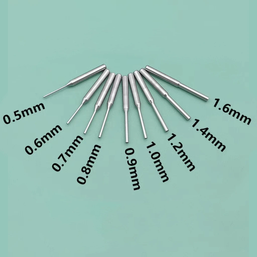 

Сменные запасные штифты из нержавеющей стали от 0,5 до 1,6 мм для съемника звеньев ремешка для часов