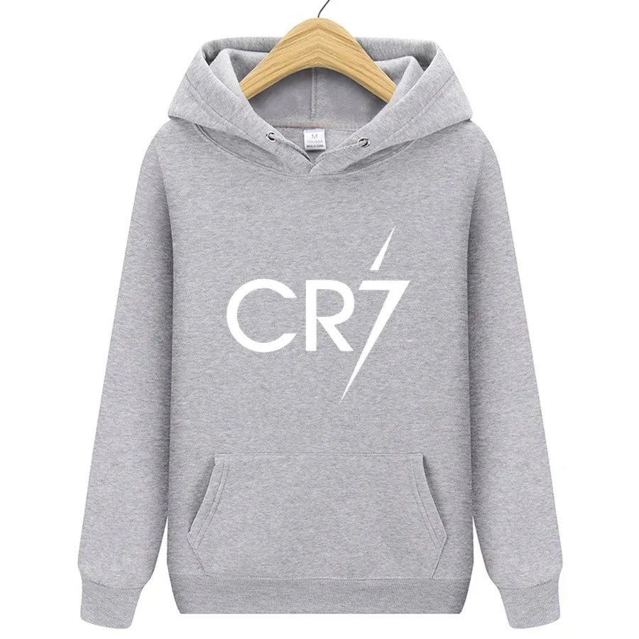 Cristiano Ronaldo Hoodie CR7 Print Streetwear Football Star Men Women Fashion Sweatshirts Hoodies Tops Pullovers Streetwear