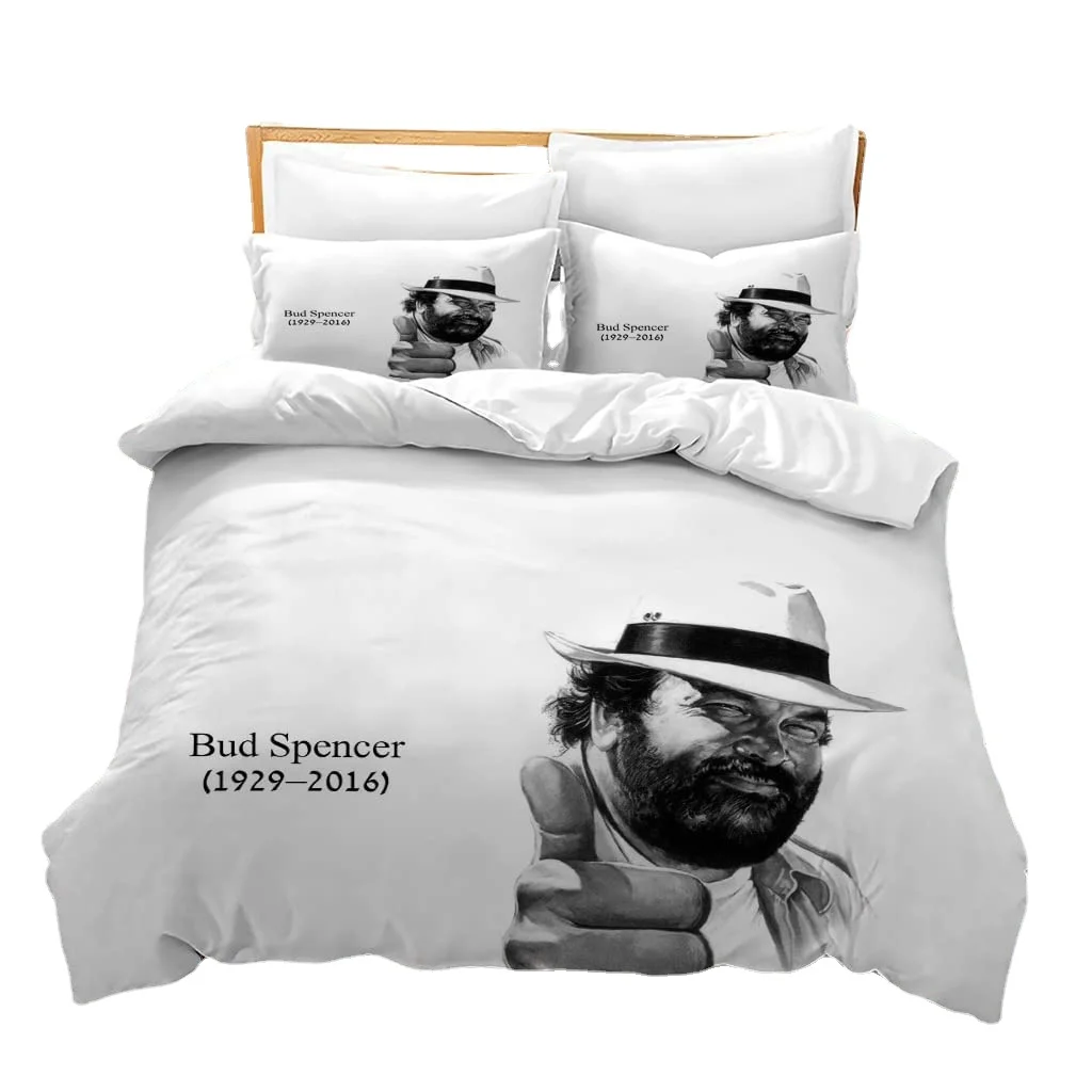 Customisable Bud Spencer Terence Hill Bedding Set,3D Printed film star Duvet Covers Pillowcases Comforter Bedding Set Bedclothes