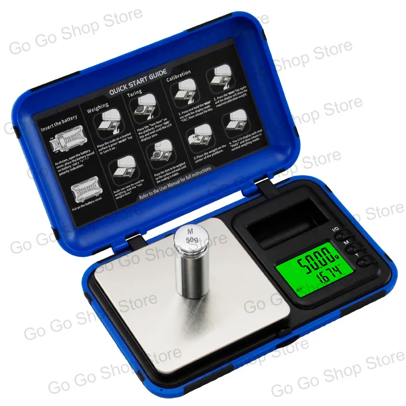 CX968 two-color portable pocket scale, with its own weight baking small electronic scale 200g tool box jewelry scale