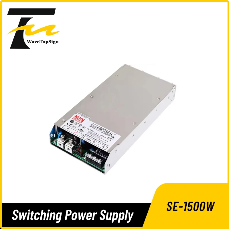 MeanWell SE-1500W طاقة عالية 1500 وات تحويل التيار الكهربائي 48 فولت 31.3 أمبير