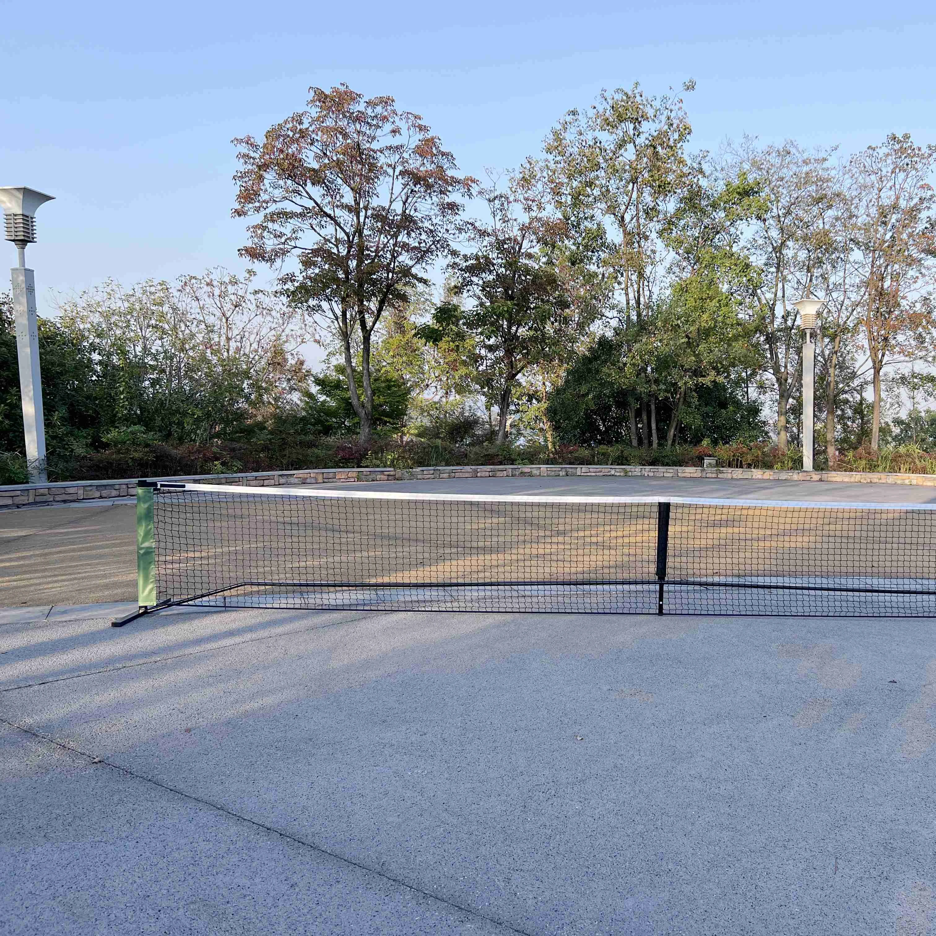 High Quality Custom Portable Pickleball Set with Net Tennis Net with Steel Frame Stand Professional Pickleball Net for Trainingp