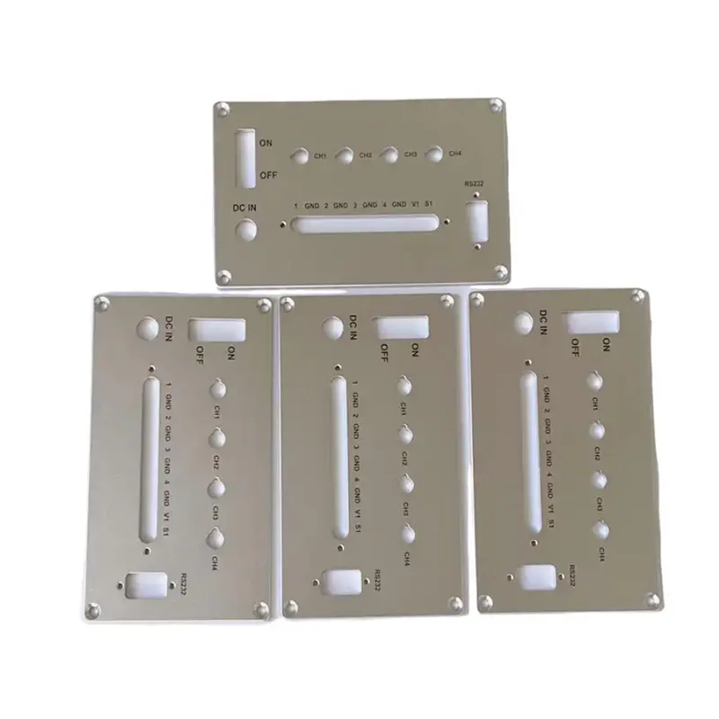 Aluminum alloy CNC precision machining equipment control panel components Instrument operation panel accessories
