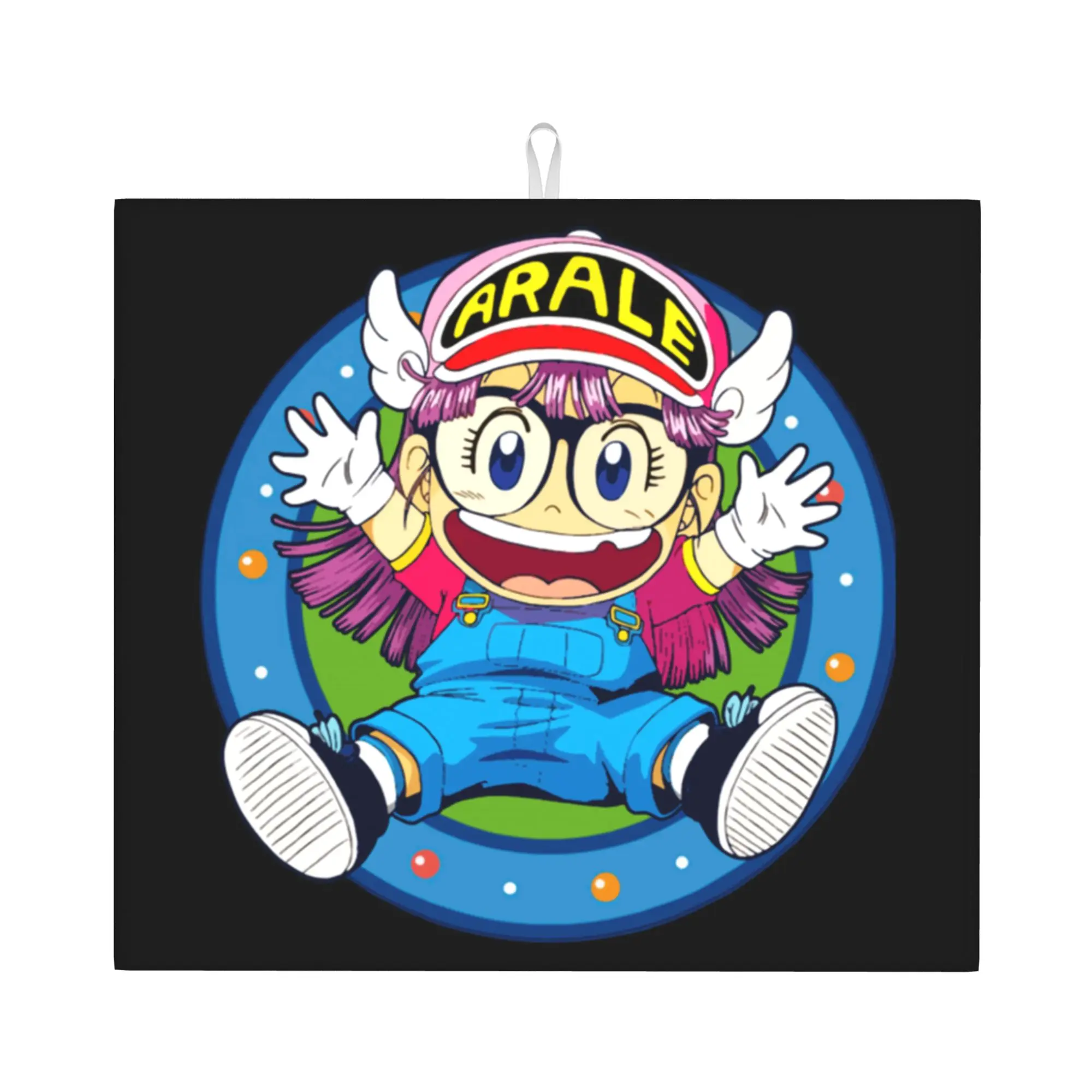 Drying Mat For Kitchen Arale Norimakis Japanese Dr Slump Barware Tableware Oil Proof Reusable  Washable Kitchen Sink Drying Pad