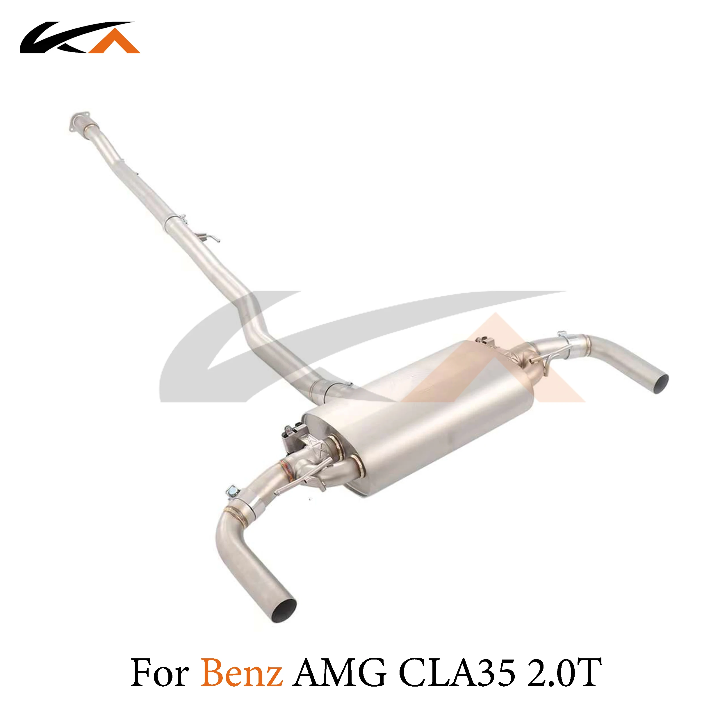 

KA Tuning exhaust system parts stainless catback for Mercedes-Benz AMG CLA35 2.0T rear section performance muffler valve