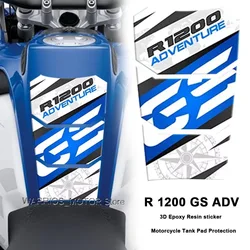 Motorcycle Fuel Tank Pad Sticker Waterproof Scratch-Resistant 3D Resin Protective Sticker Kit For BMW R 1200 GS ADV 2014 – 2018