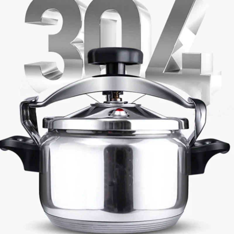 304 Stainless Steel Pressure Cooker Small Household Mini Explosion-proof Pressure Cooker Gas Induction Cooker Universal