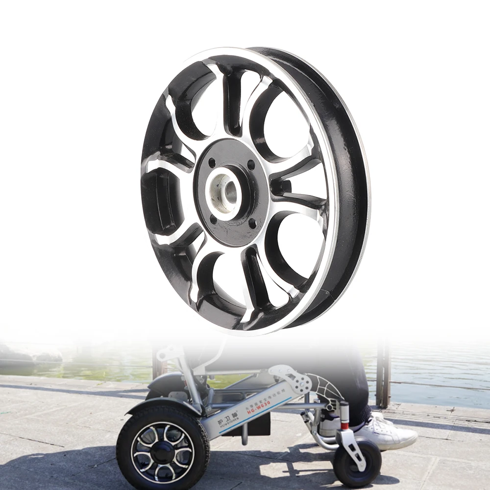 17mm Keyway Aluminum Alloy Wheel Hub For Elderly Electric Wheelchair Scooter 12 Inch Wheels 12 1/2 x 2 1/4 ( 62-203 ) Tire Parts