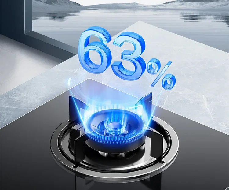 SUPOR เตาแก๊ส เตาคู่ เตาในครัวในครัวเรือนสำหรับก๊าซธรรมชาติ LPG AB