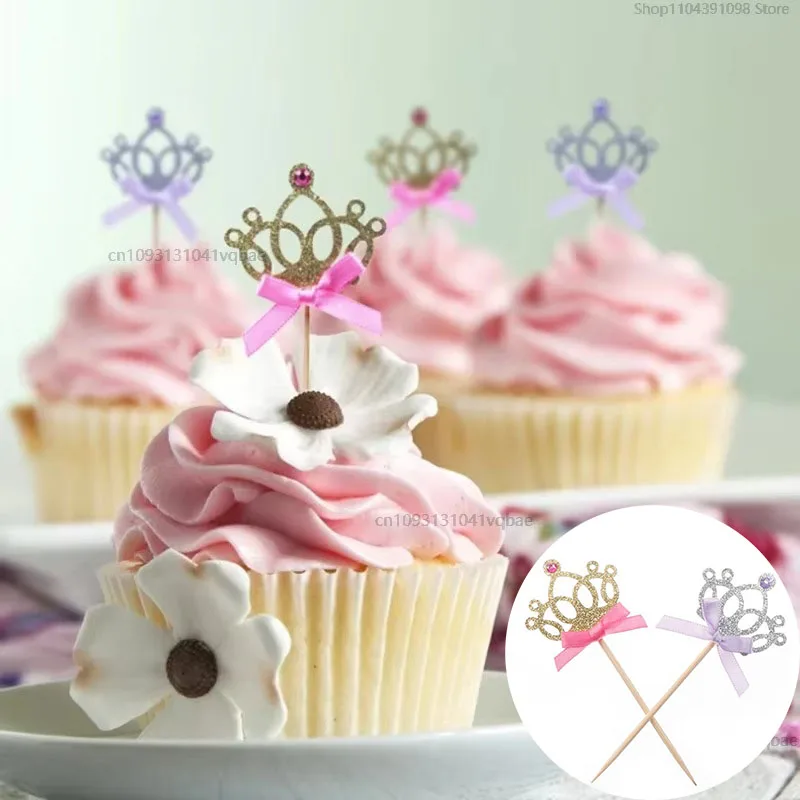 

Princess Crown Cake Topper Wedding Birthday Baby Shower Decor Cake Decorating Tools Cake Toper Baking Cupcake