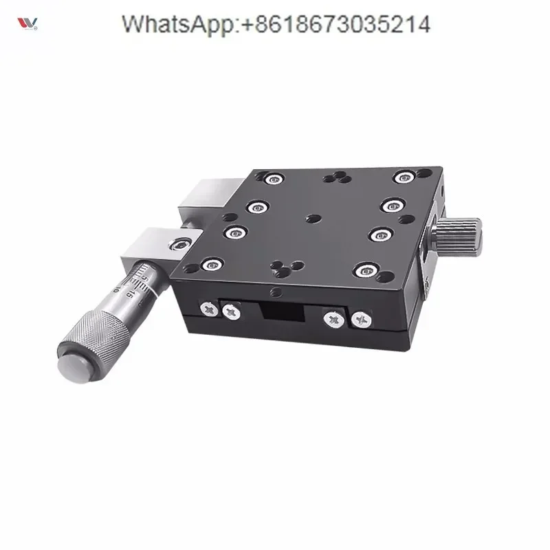 X-axis displacement platform Manual fine-tuning mobile table One-dimensional translation slide table LX125