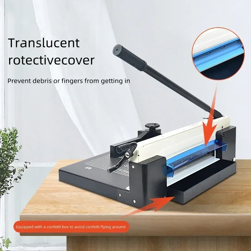 Heavy-Duty Guillotine/Push-Style Paper & Photo Cutter (Model 878) – Compact New A4 (310mm) Manual Paper Cutter
