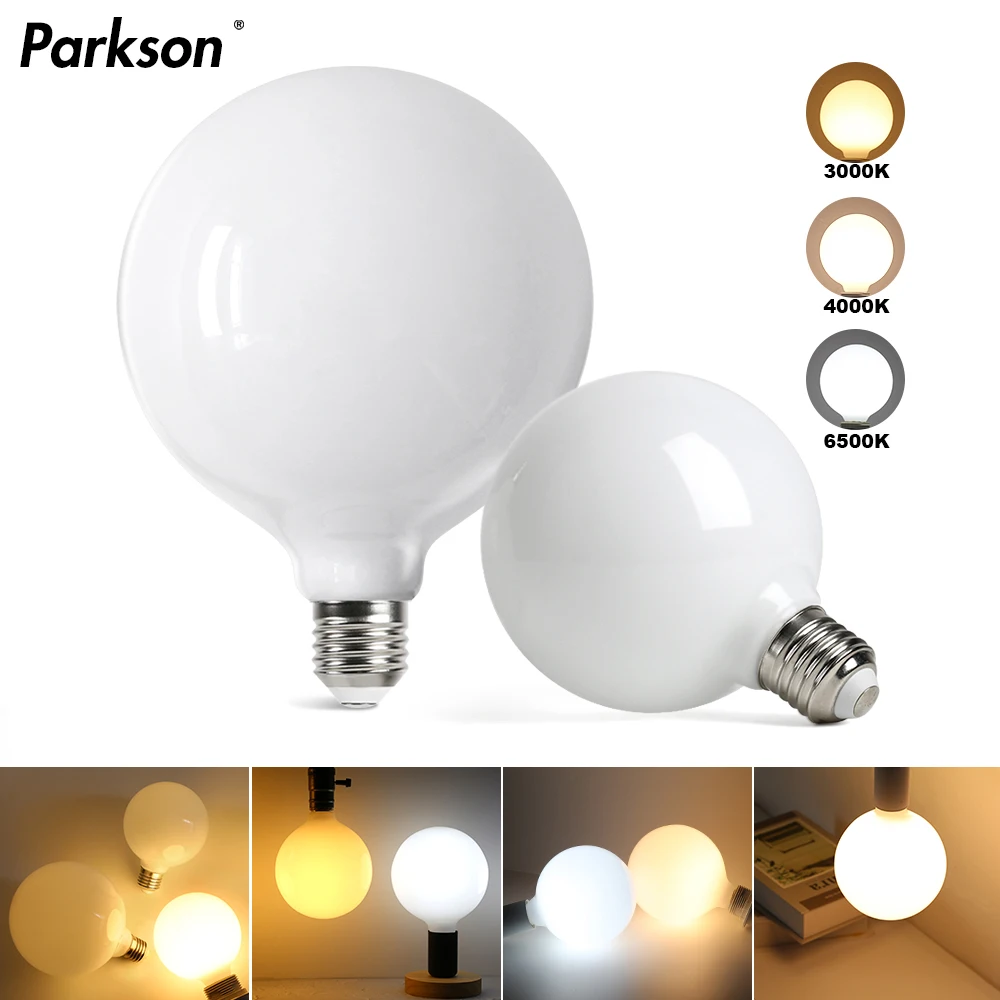 E27 LED Bulb AC 220V 110V G80 G95 G125 Energy Saving Global Light Lampada Ampoule LED Light Bulb Cold Warm White LED Lamp