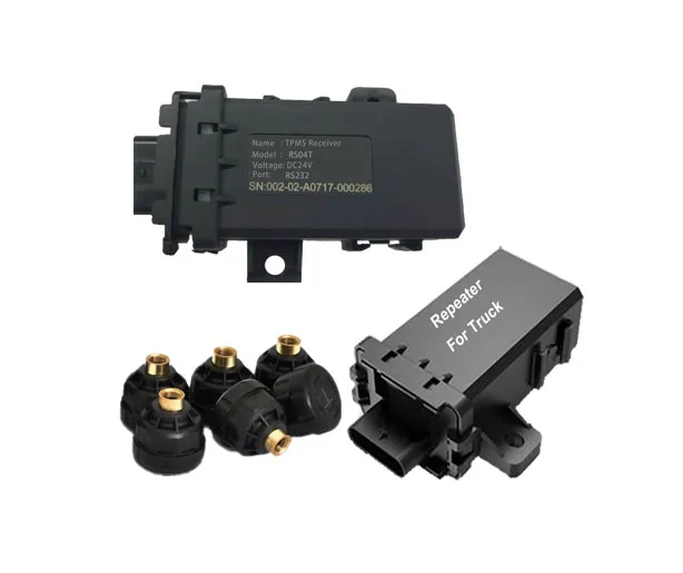 

Truck Bus Rs232 Tpms Tire Pressure Monitoring System for 1 to 22 Tires