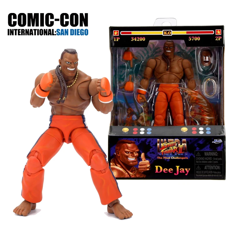 

Jada toys Dee Jay Action Figure Street Fighter 2: The Final Challengers Action Figure Model Doll