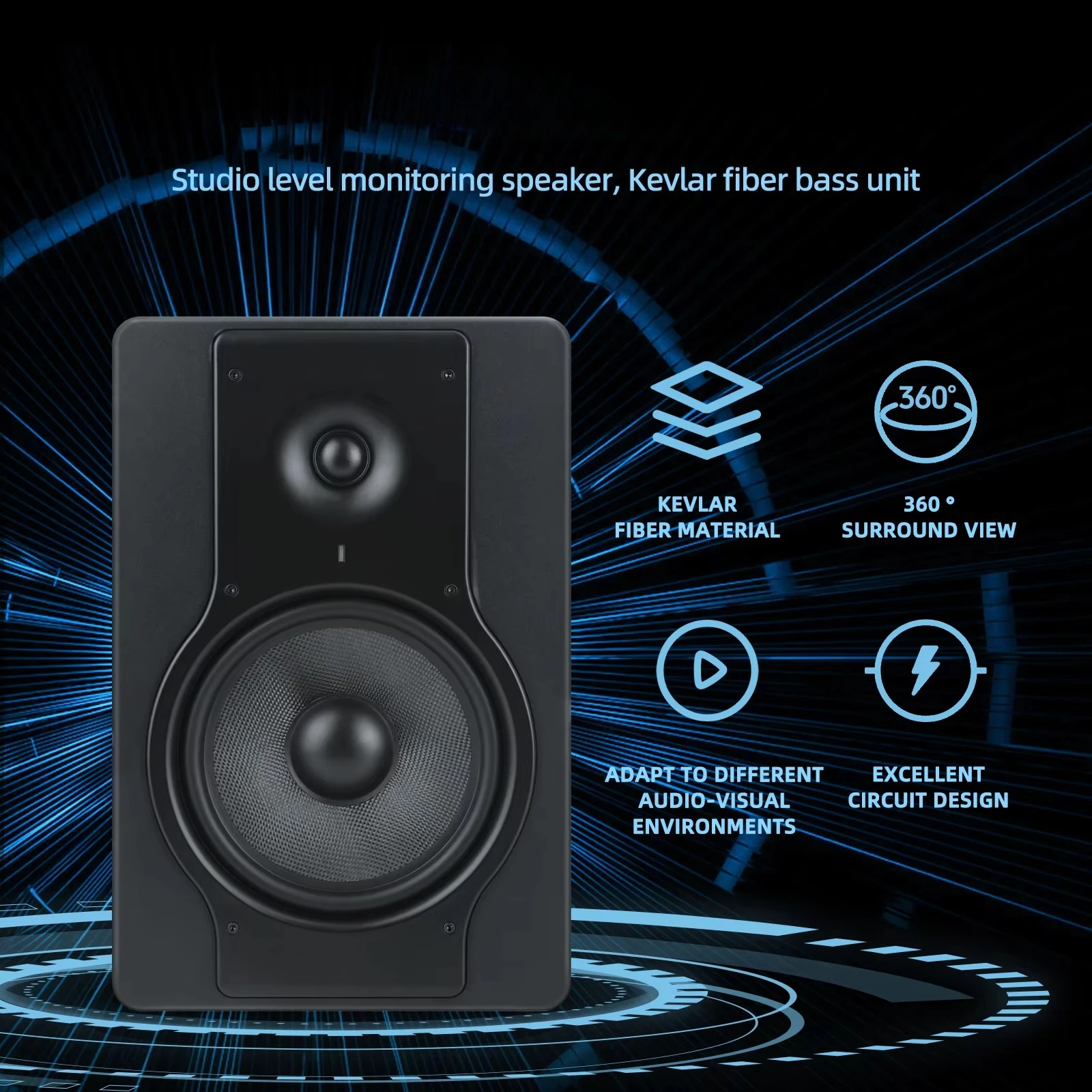 DX8A Professional   o Sound System Active and Passive Studio    Speakers for Computer Use