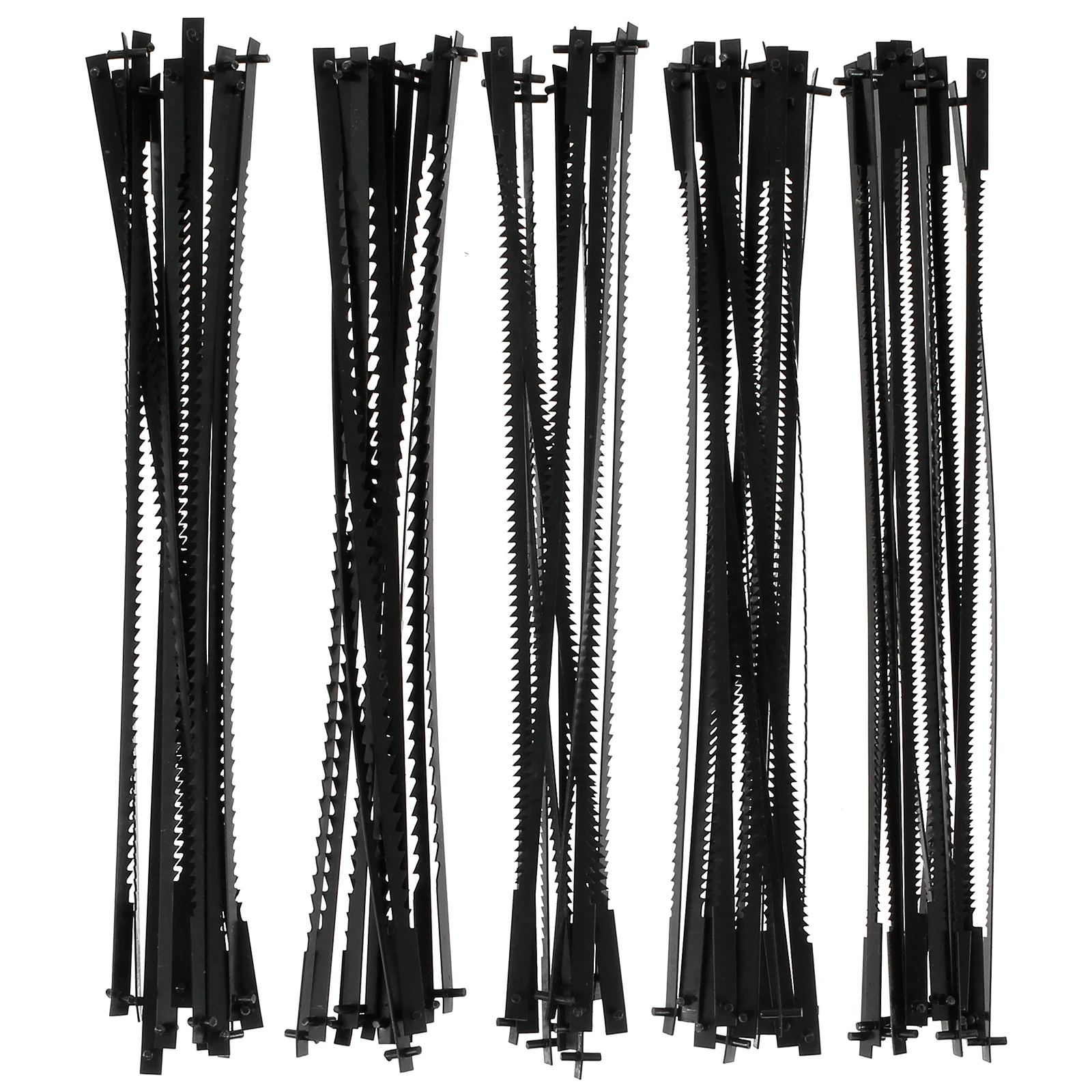 60Pcs Scroll Saw Blade Pin End 5inch Sturdy Carbon Steel Scroll Saw Blade TPI 10/15/18/20/24 Replacement for Wood Plastic Metal