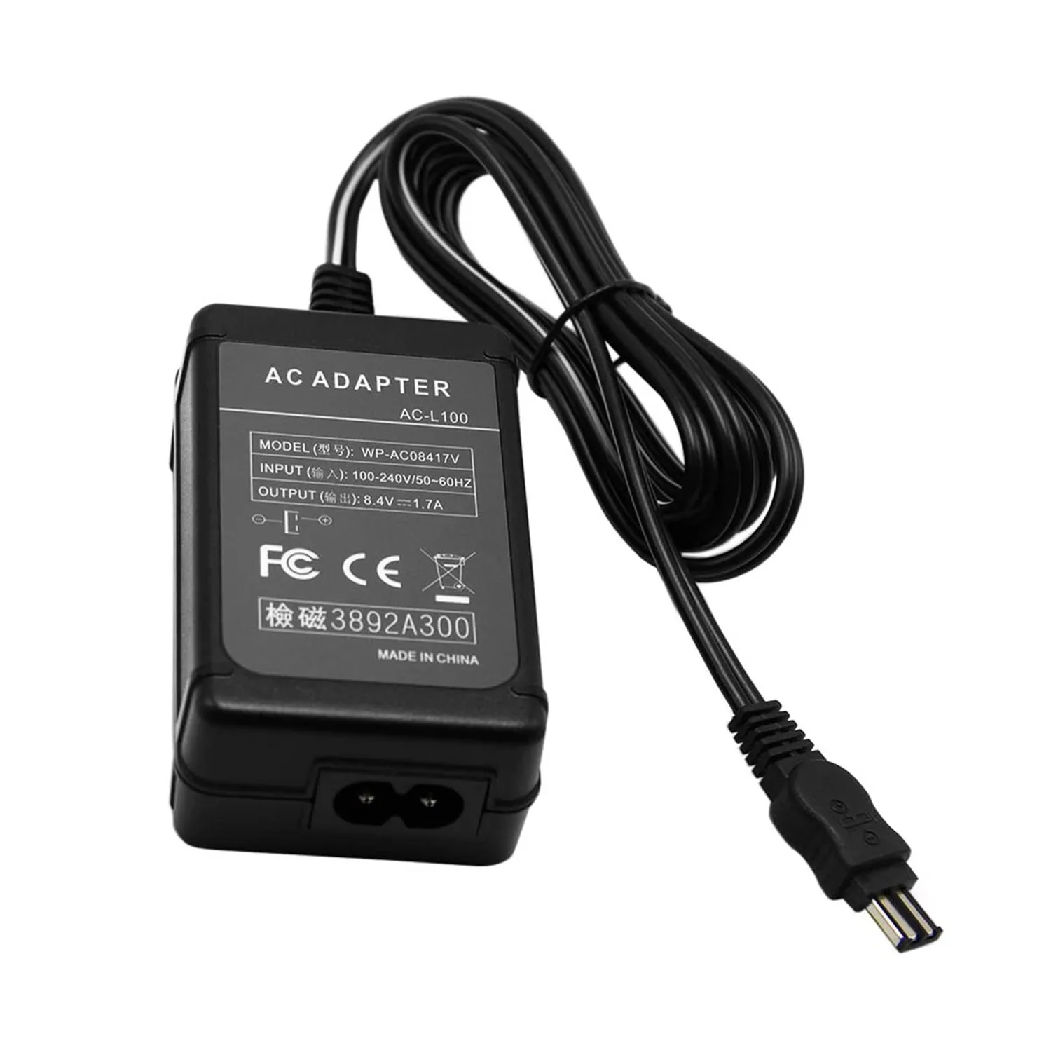 AC-L100 Camera AC Adapter Charger Kit Replace AC-L100 AC-L10 AC-L10A AC-L10B AC-L15 AC-L15A AC-L15B for Sony Cybershot DCR-TRV