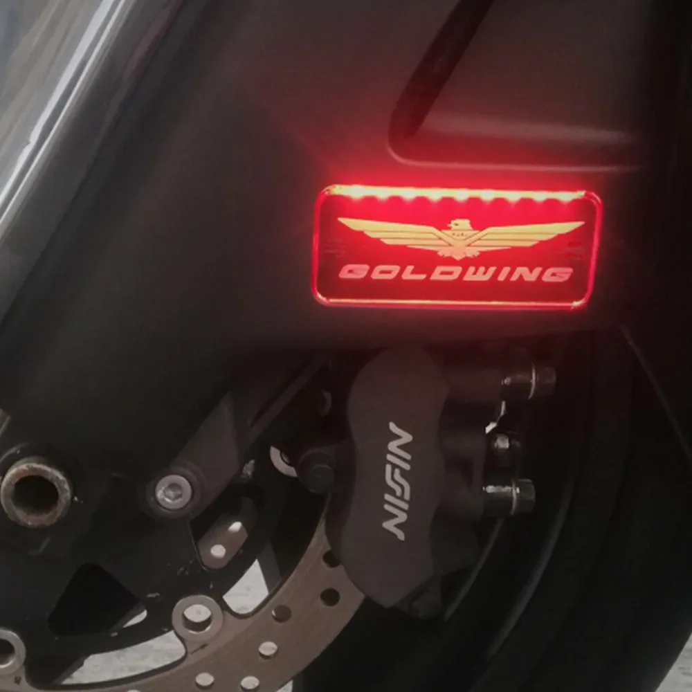 Per GOLDWING 1800 GL1800 Accessori Moto Passeggero Pedane Nuova Illuminazione A LED Pedale Goldwing 1800 2001-2017