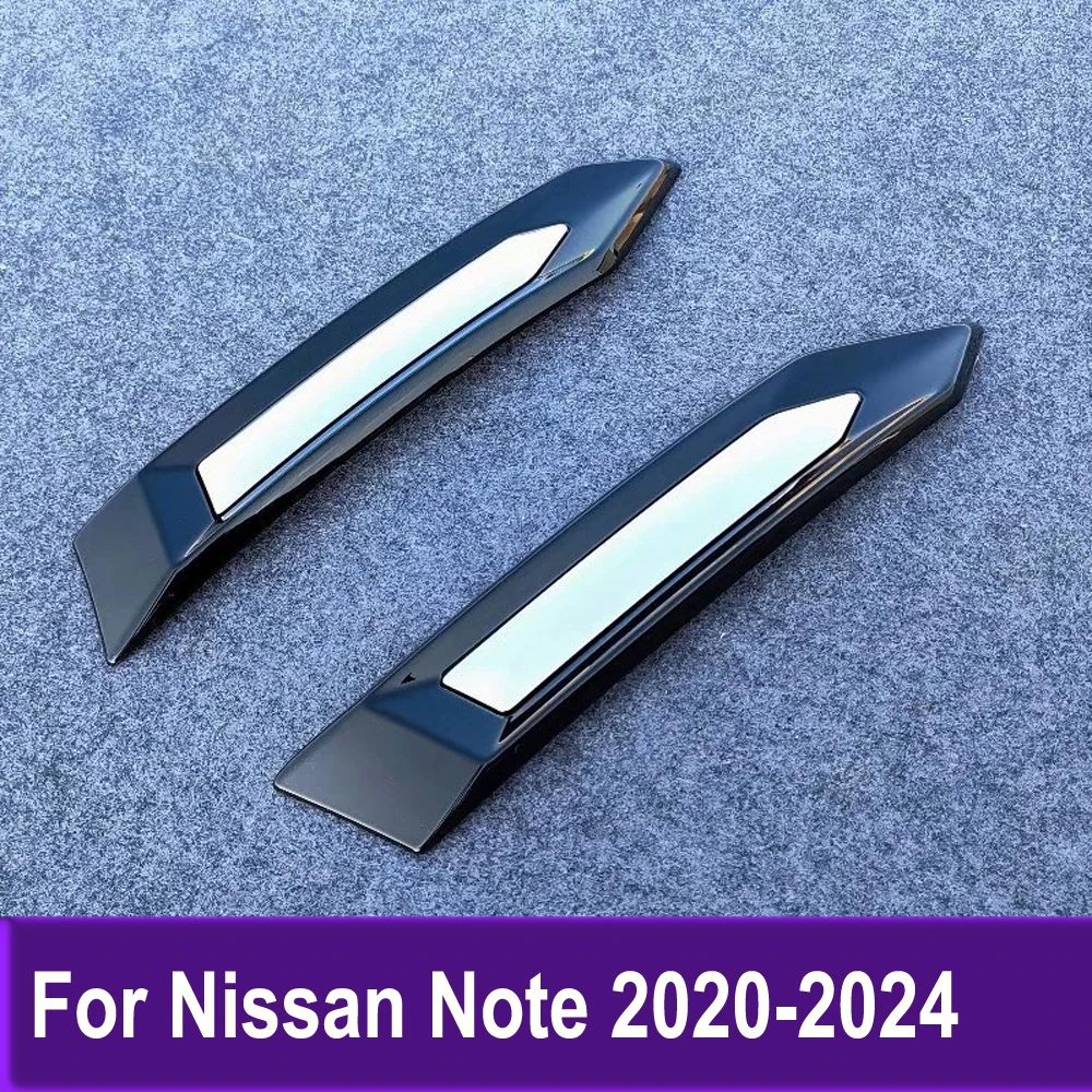 

Front Bumper Grille Air Vent Protector Cover Strip Trim Car Exterior Accessories For Nissan Note 2020 2021 2022 2023 2024