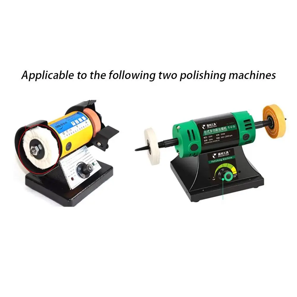 

1 шт., аксессуары для угловой шлифовальной машины, тканевый полировальный круг, абразивный инструмент, желтый полировальный круг 2/3/4/5 дюймов с отверстием 4/12/16 мм, ватный диск