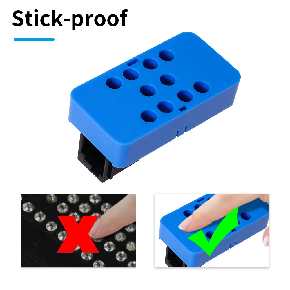 3/5 قطعة Kidsbits STEM اللبنات الإلكترونية وحدة زر واحد متوافقة مع ليغو لمشاريع Arduino DIY صانع البخار