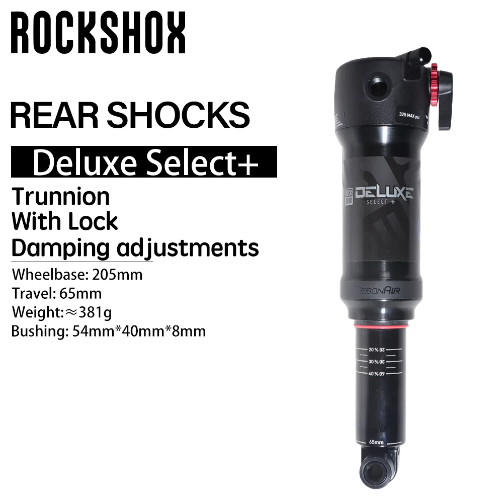 ROCKSHOX Deluxe Select+ AIR SPRUNG SHOCK MTB BIKE REAR SHOCK