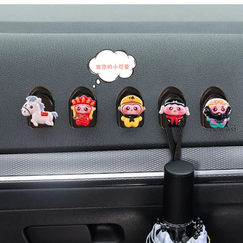 Car Bobblehead Ornament Accessories Cartoon Cute Journey To The West Figure Car Interior Decor Accessories Creative Decoration image 4