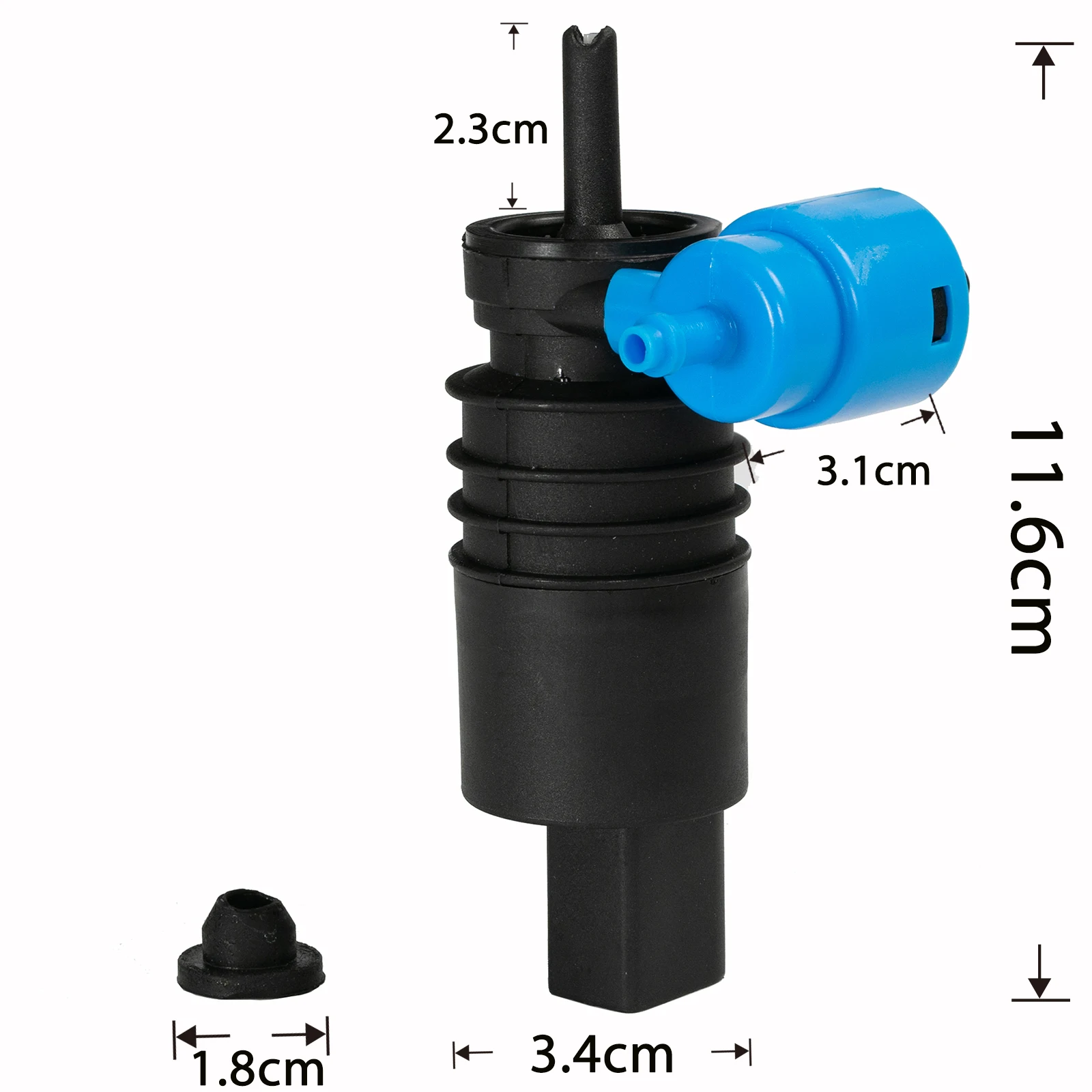 Silnik pompy spryskiwacza przedniej wycieraczki Ericka do Audi A3 8L1 A6 4B2 C5A4 8D5 B5 8E5 B6 A4 8P1 8PA 8ED B7 4F5 C6