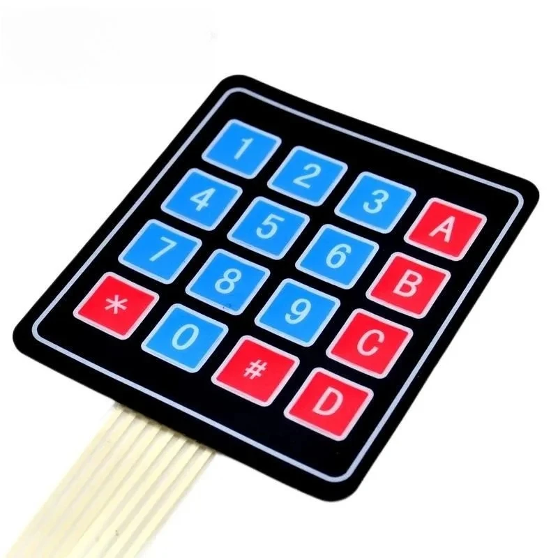 16 teclas 4 x 4 teclado con interruptor de membrana 4x4 Matrix Array Matrix teclado