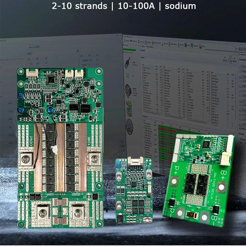 7S 8S 30A 40A 50A  Sodium ion Battery Protection Board/BMS Board Standard/Balance For DIY