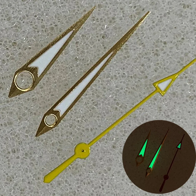 Watch Hands For NH35 NH36 Movement GS Luminous Hands Needle Silver Gold New Design Watch Accessories Hands Movement NH35/364R/7S