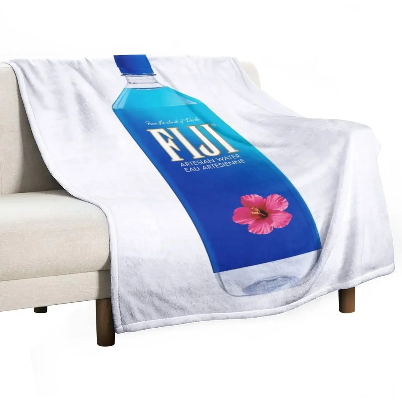 FIJI Water Bottle Throw Blanket Weighted warm for winter Thins Extra Large Throw Blankets