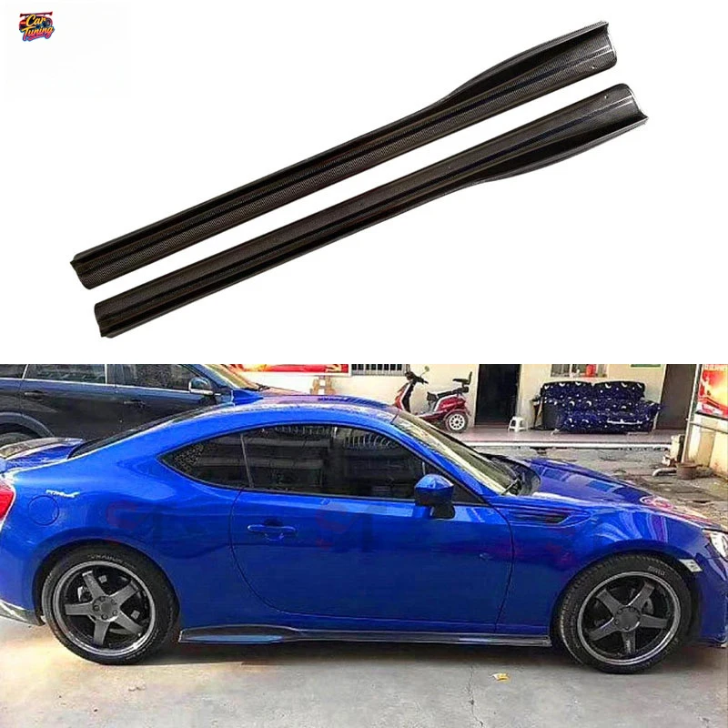 

Подходят для Toyota GT86 Subaru BRZ: карбоновые боковые юбки в стиле JDM, аксессуары для тюнинга автомобиля.