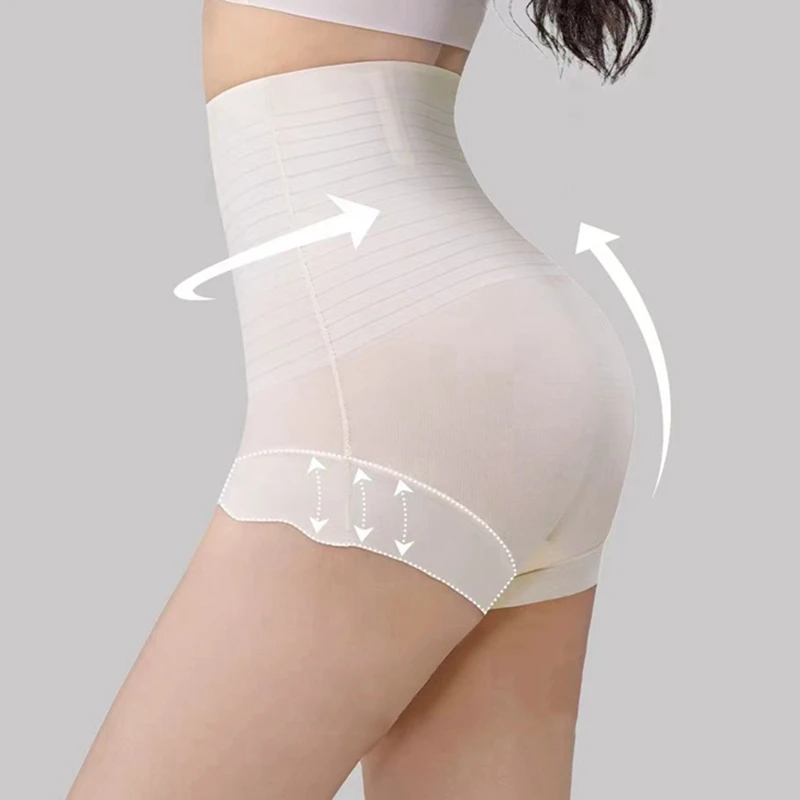 Women Shaper Panties Seamless High Waist Flat Belly Hip Lift Underwear Slimming Waist Trainer Female Breathable Body Shaper