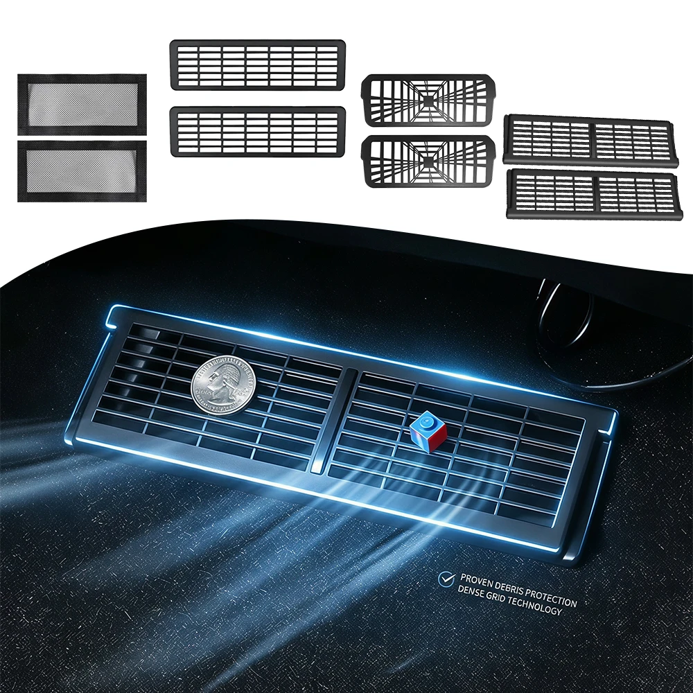Backseat Air Vent Cover For Tesla MY 2021-2024 Model 3 Highland Model YL Model Y Juniper Air Outlet Protector Grille Accessories