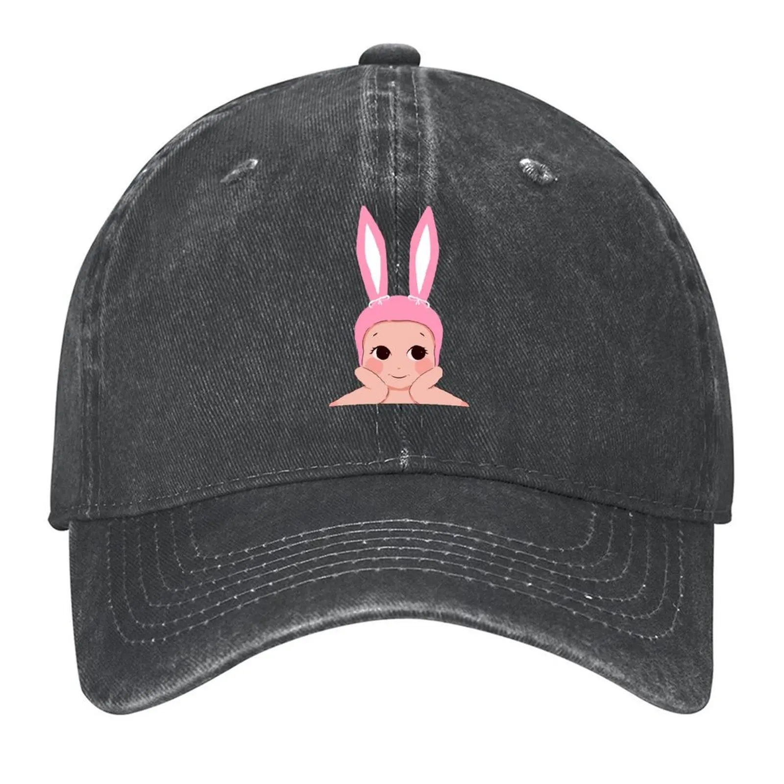 

Бейсбольная кепка Bunny Cherub Pink Bunny Angel, конская шляпа с защитой от ультрафиолета, солнечная шляпа, роскошная брендовая спортивная кепка, одежда для гольфа, мужская и женская
